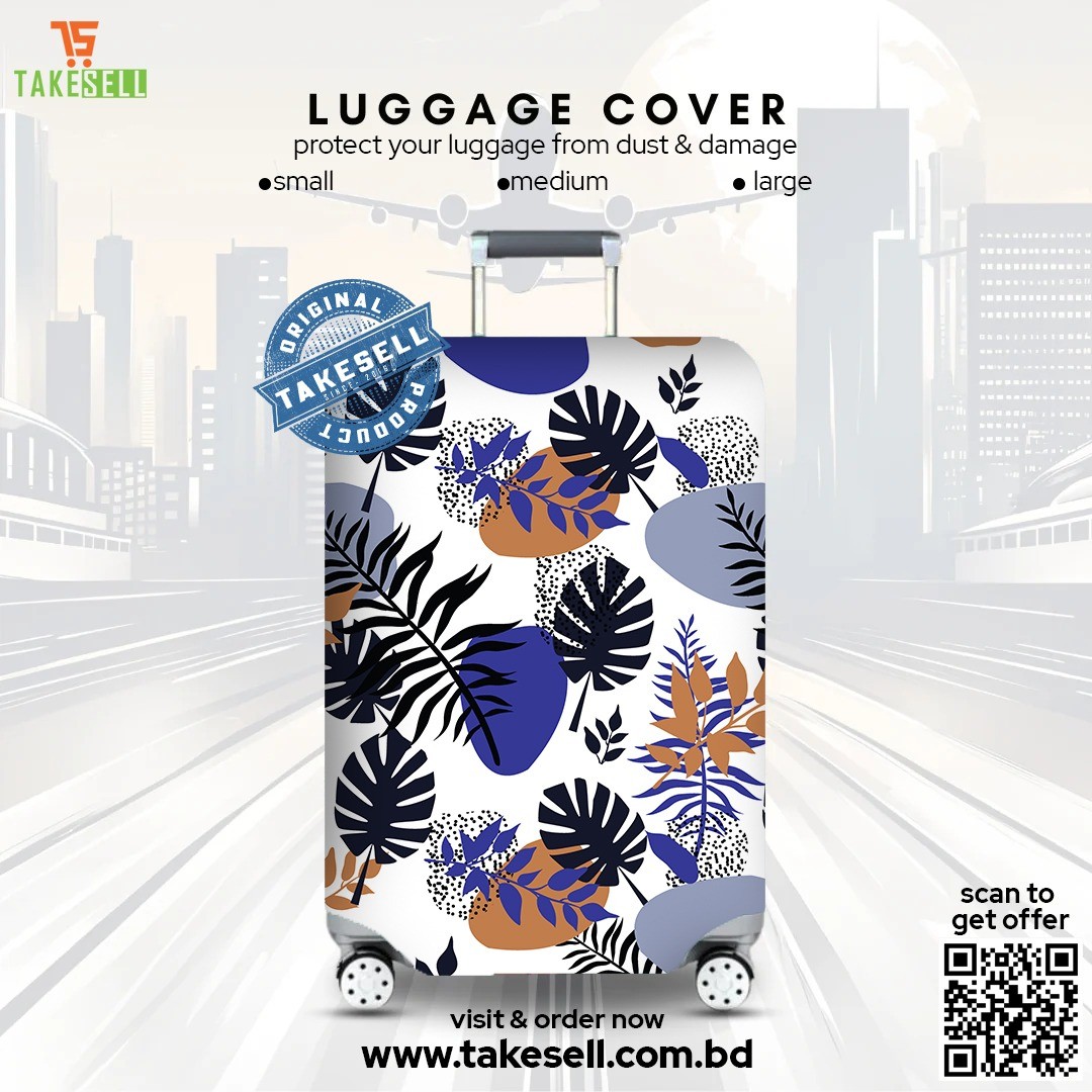 Botanical Pattern China print Luggage Cover