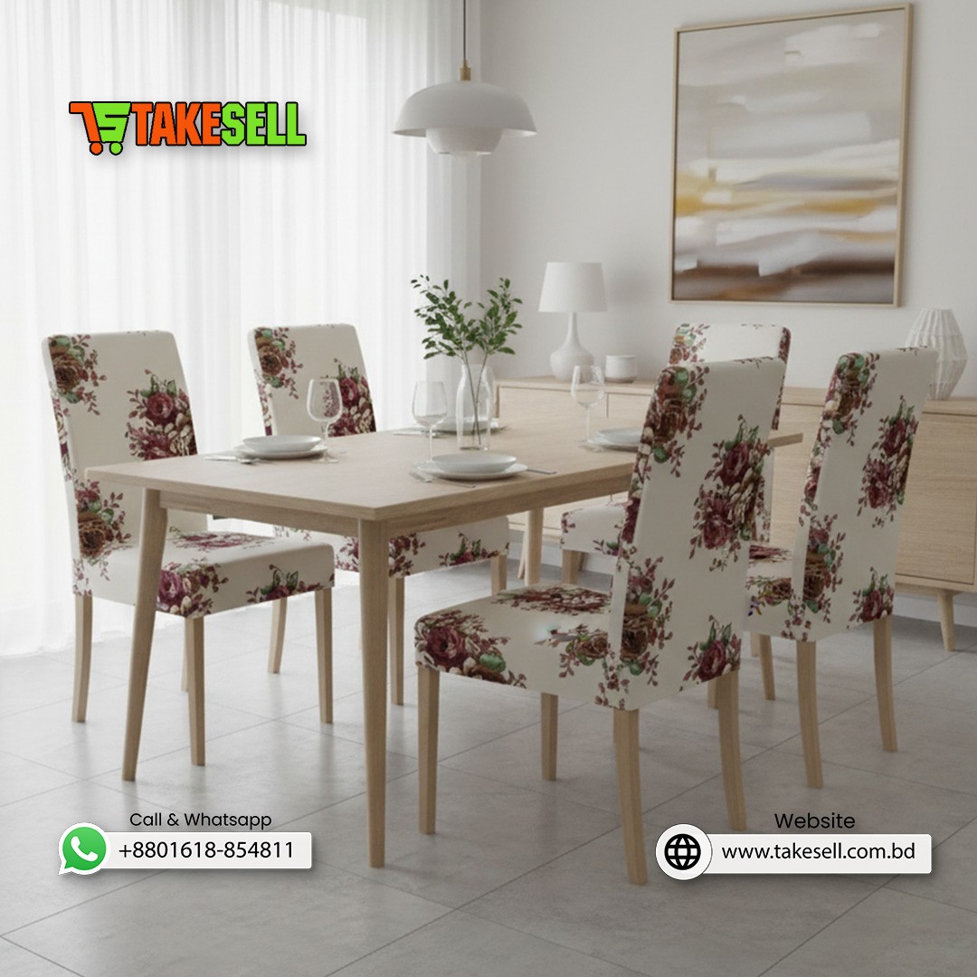 Bordeaux Rose Cluster Chair Cover