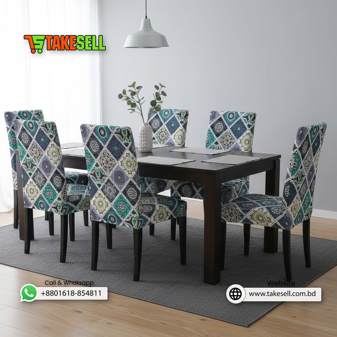 Geometry china Print Chair Cover