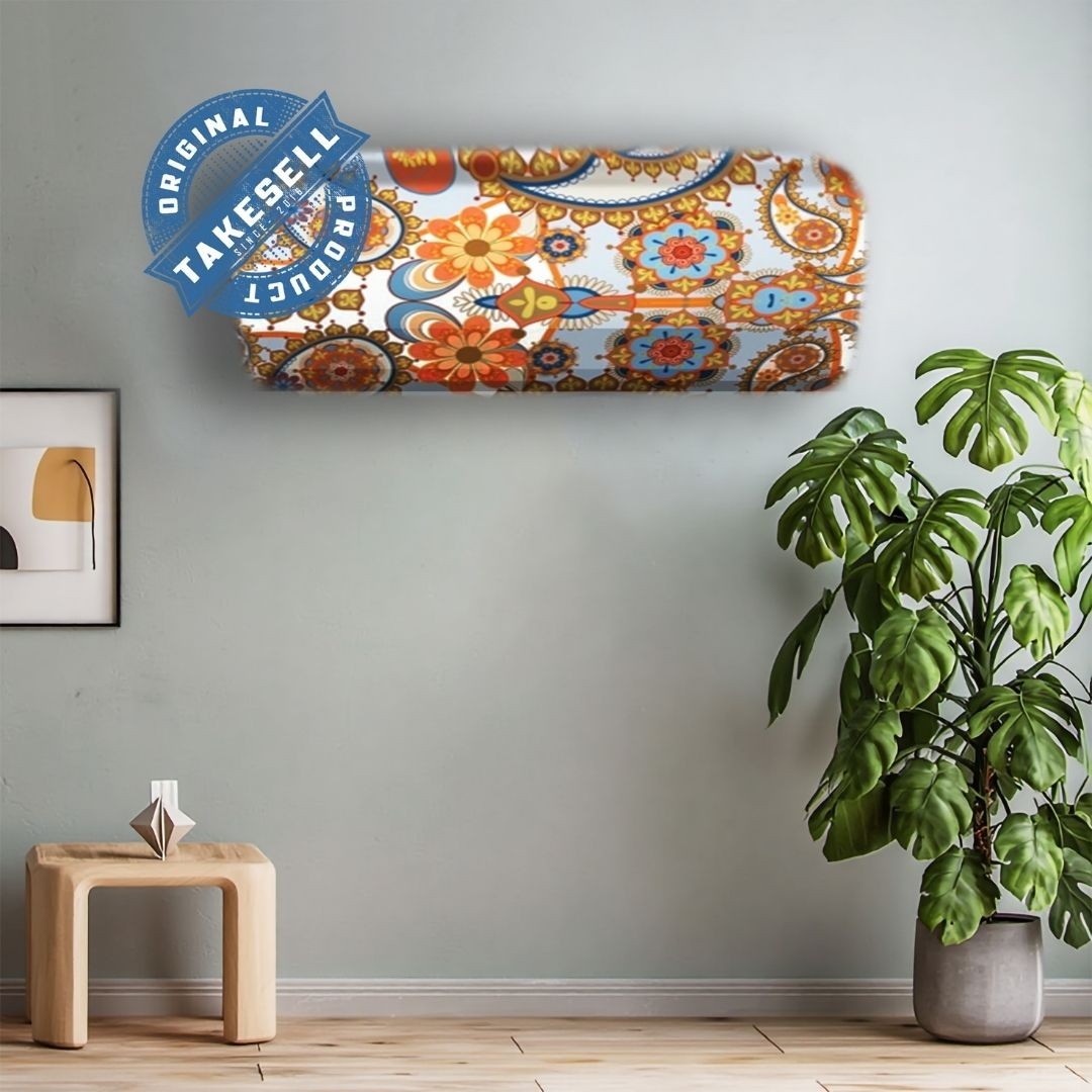 Boho Paisley Bloom AC Cover