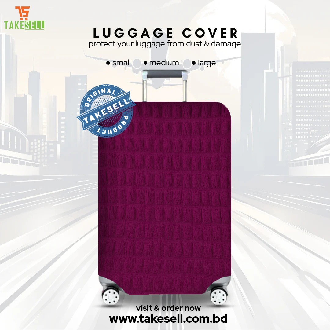 Regal Plum Turkey Luggage Cover