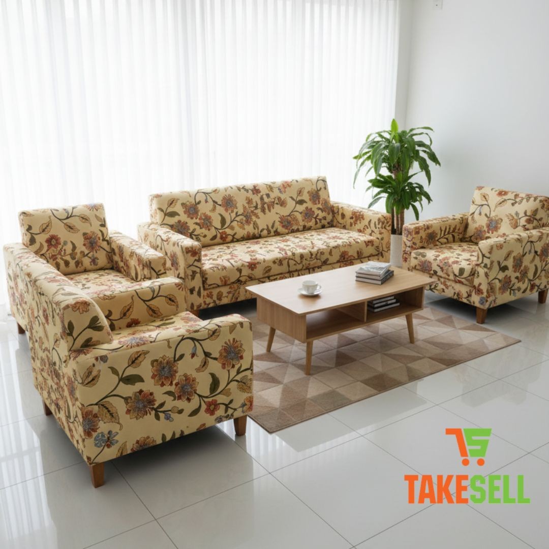 Classic Jacobean Floral Sofa Cover